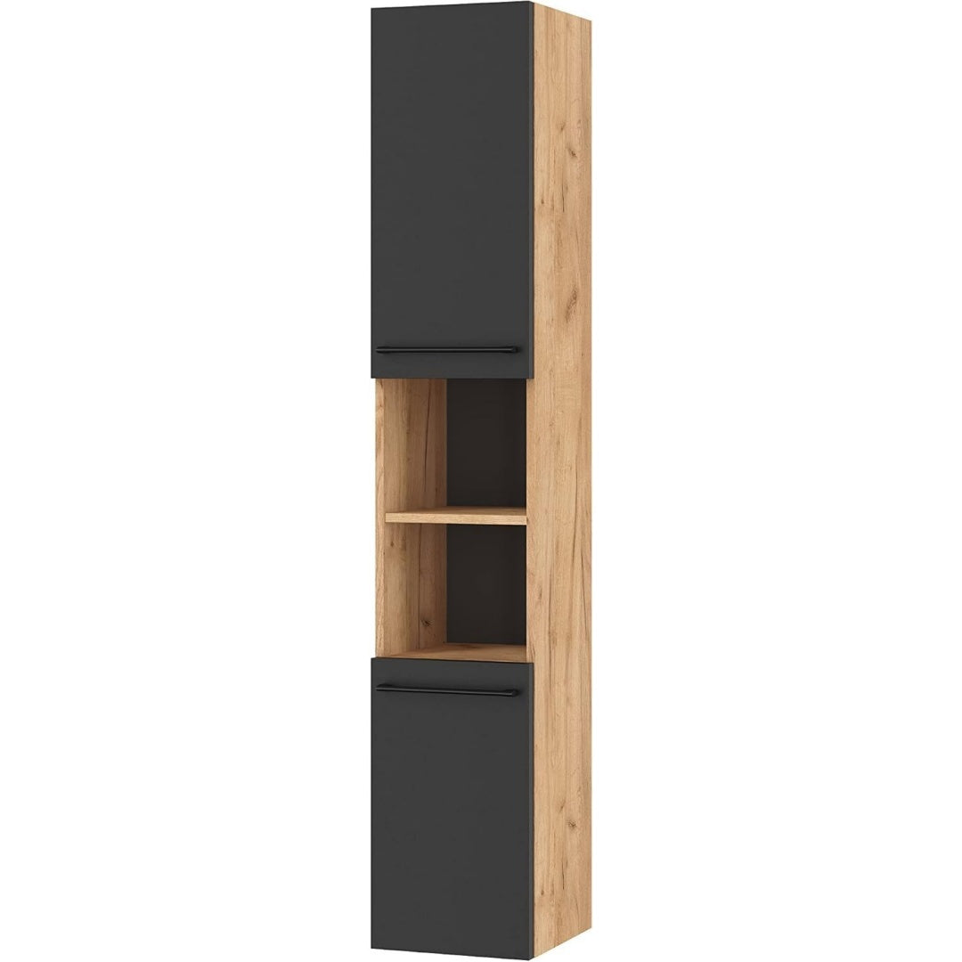 Petit meuble colonne marron