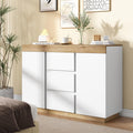Gris clair commode 120 x 40 x 82 cm