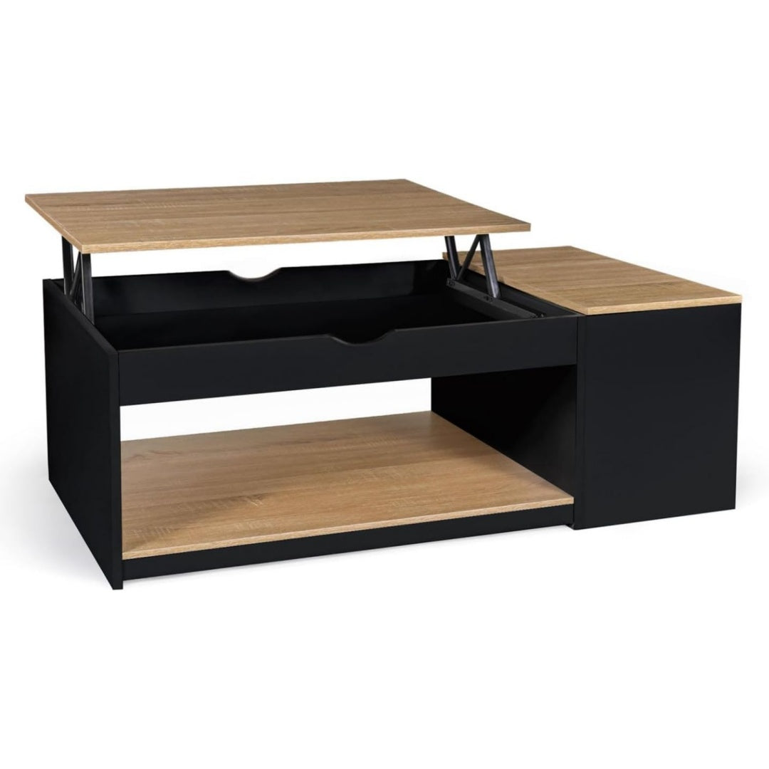 Table basse marron 110 cm, de style contemporain