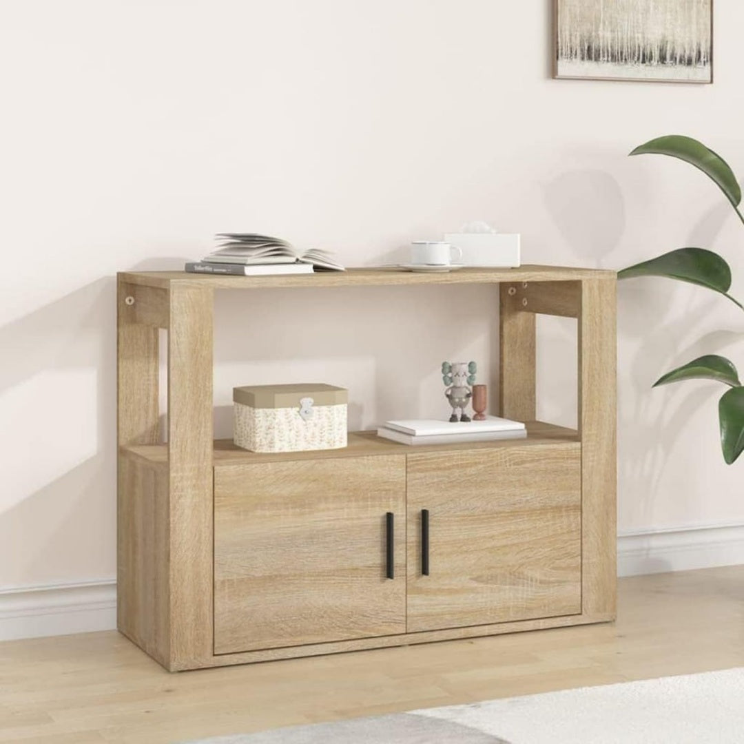 Style Rustique, credence gris clair en bois 1 tiroir