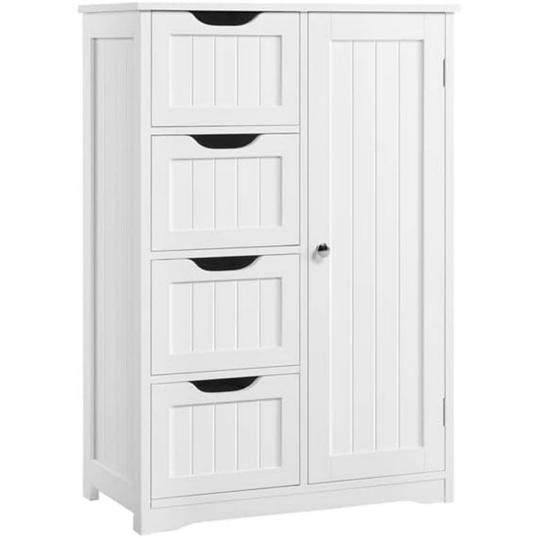 Colonne de rangement gris clair 82 cm, de style moderne