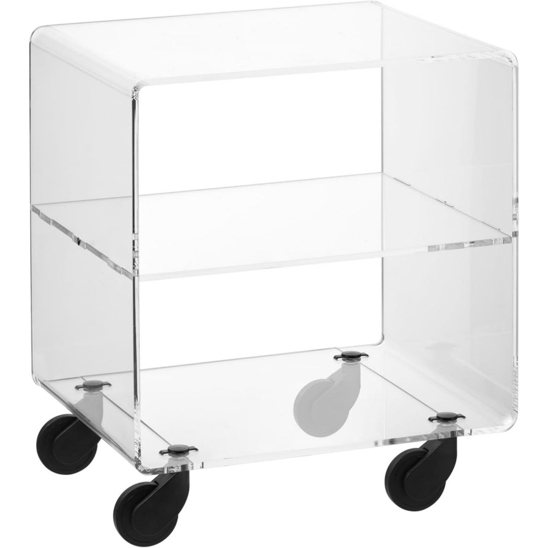 Table basse gris clair, design soigne, espace organise