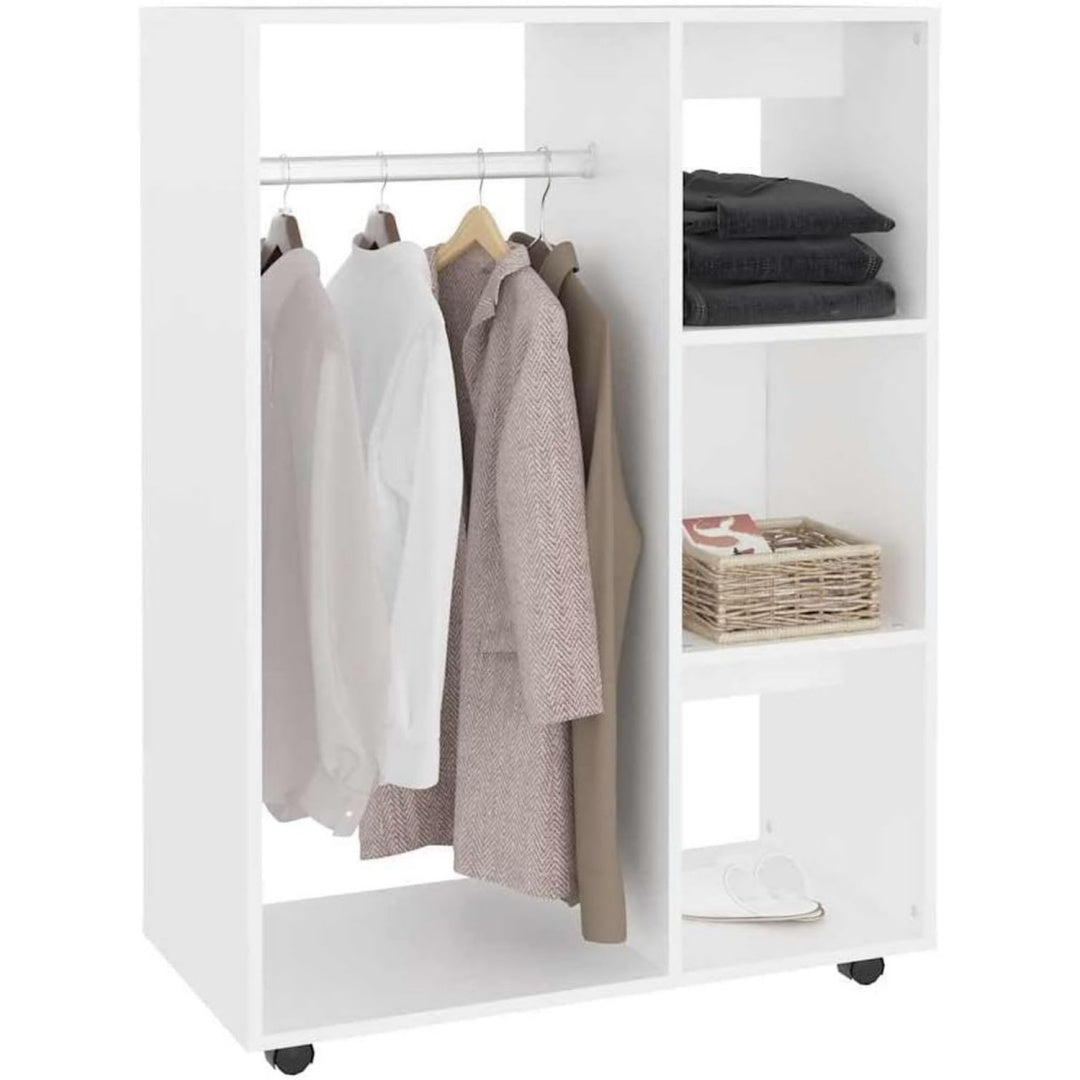 Penderie gris clair 80 x 40 x 110 cm