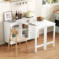 En verre gris clair buffet 122 x 40 x 82 cm pivotant