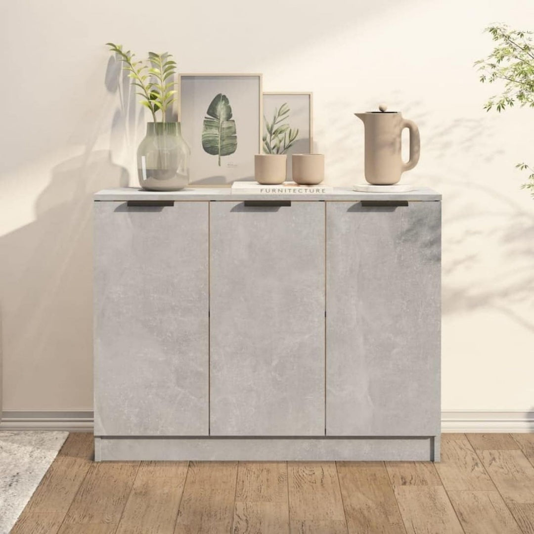 Petit buffet avec 3 portes et une fixation murale invisible