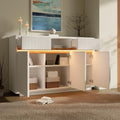 Solution, buffet marron en bois