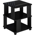En verre table basse noir 50 x 50 x 60.5 cm