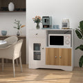 Buffet gris depouille 83 x 40 x 80 cm 3 portes et 1 tiroir