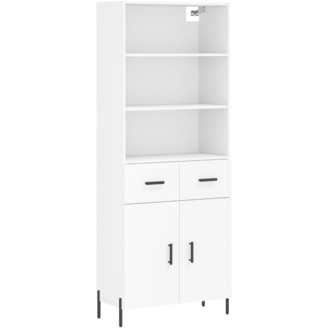 Buffet fonctionnel en chene et metal
