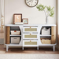 Contemporaine commode en bois massif pour le salon