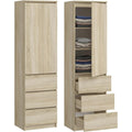 Buffet contemporain 3 tiroirs structure metallique