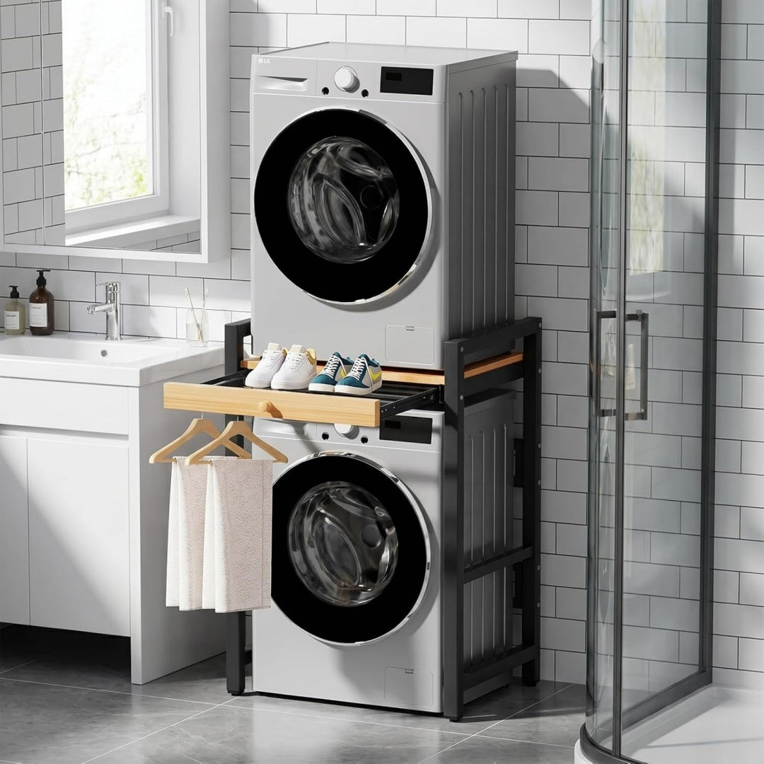 Meuble tout structure en acier gris epure