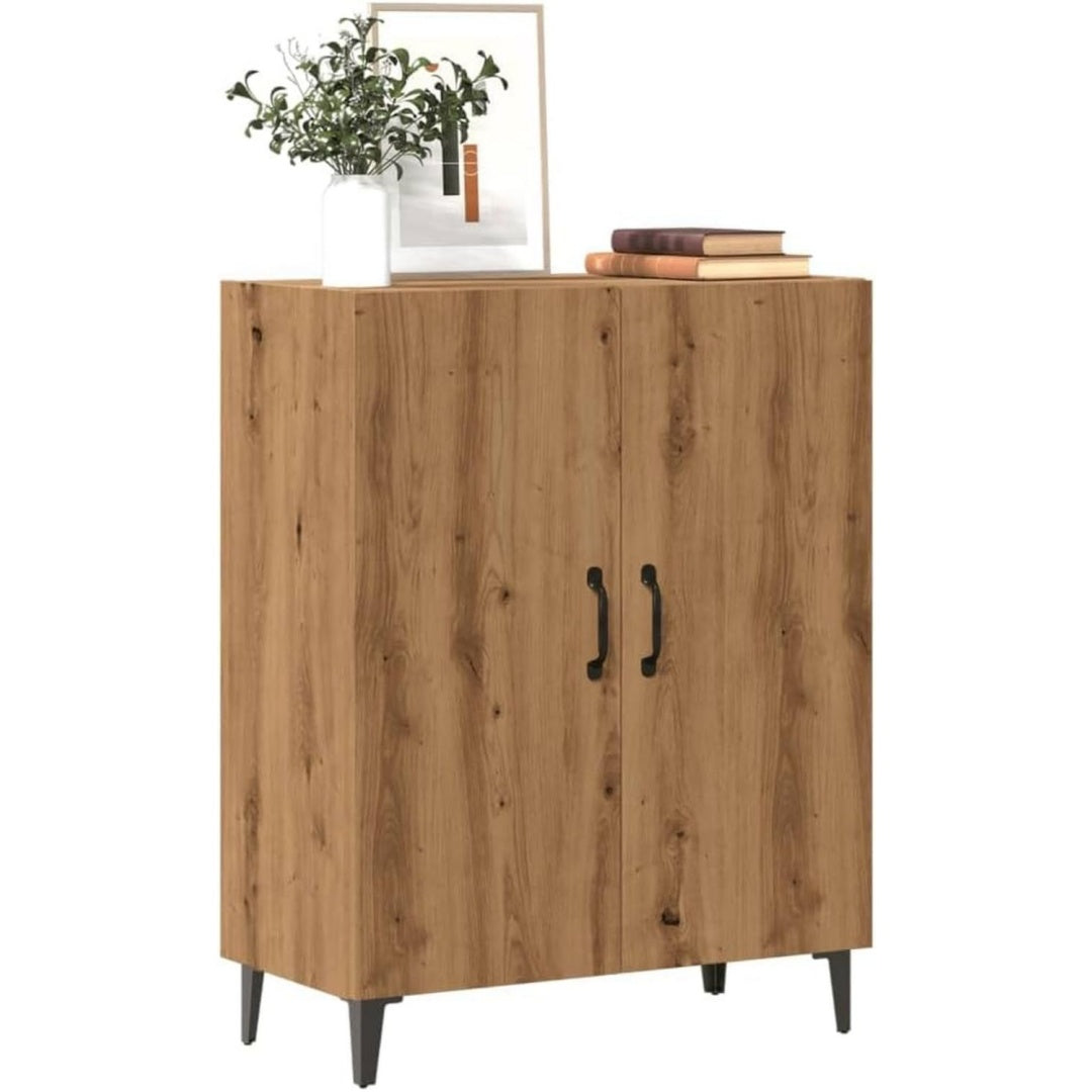 Buffet de rangement marron 2 portes 70 x 34 x 90 cm