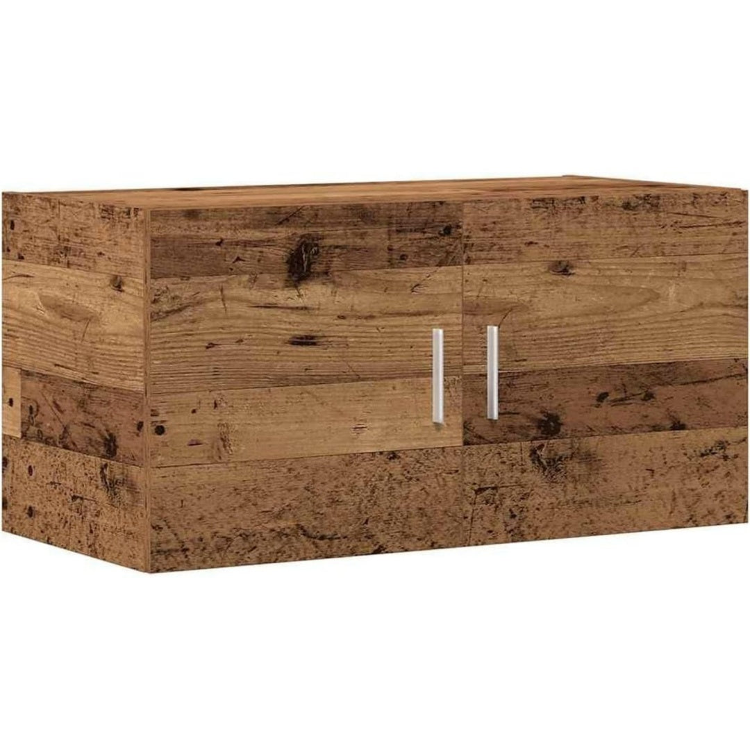 Meuble TV marron avec 2 portes