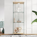 42.5 x 36.5 x 120 cm bibliotheque gris clair hauteur reglable