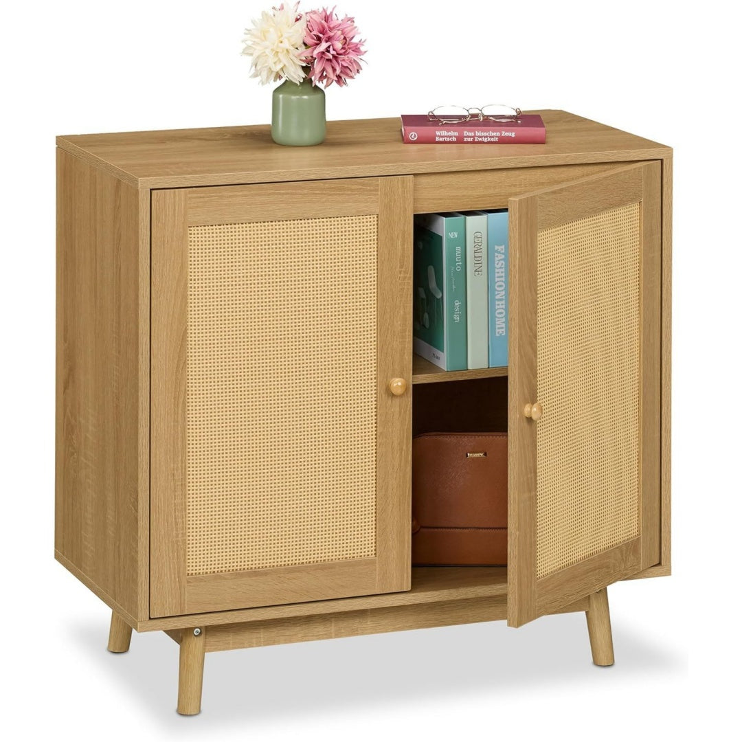 Marron chiffonnier en bois