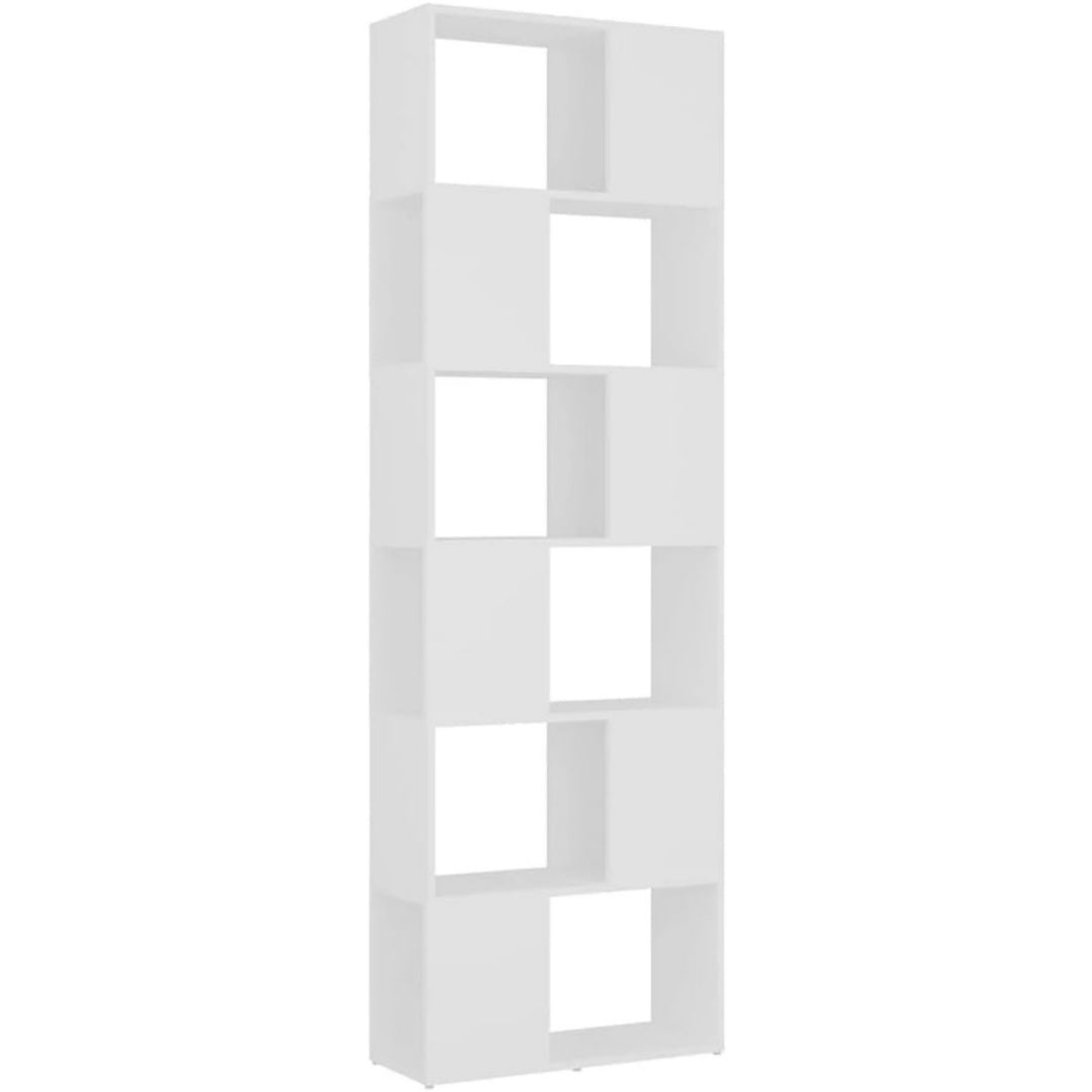 En bois d'ingenierie bibliotheque gris clair grand espace de rangement
