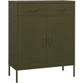 Armoire en acier, couleur or avec deux portes