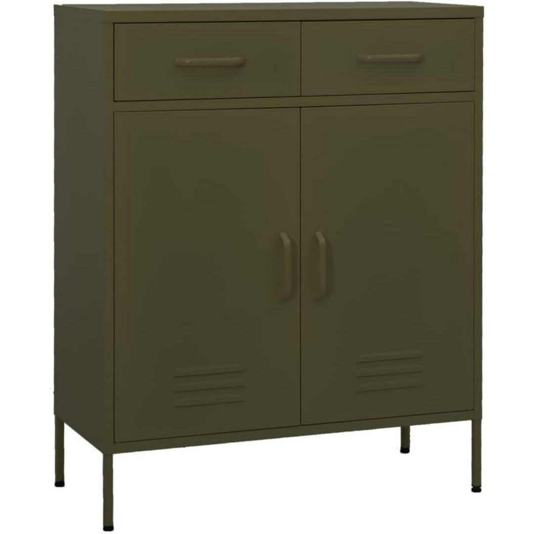 Armoire en acier, couleur or avec deux portes