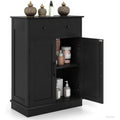 Colonne de rangement etageres reglables gris fonce epuree